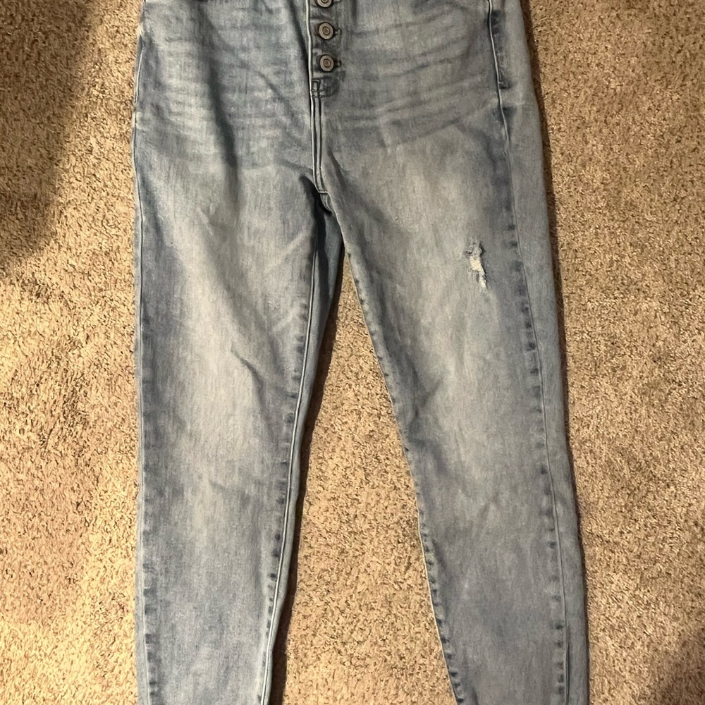 Eunina High Rise Light Denim Jeans